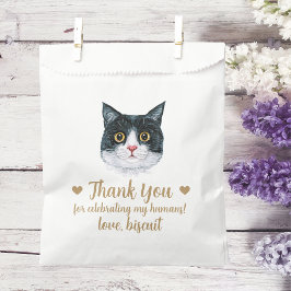 Papel Bolsa de regalo de boda para gatos