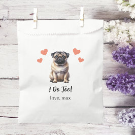Papel Bolsa de regalo de bodas con golosinas para perros