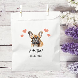 Papel Bolsa de regalo de bodas con golosinas para perros