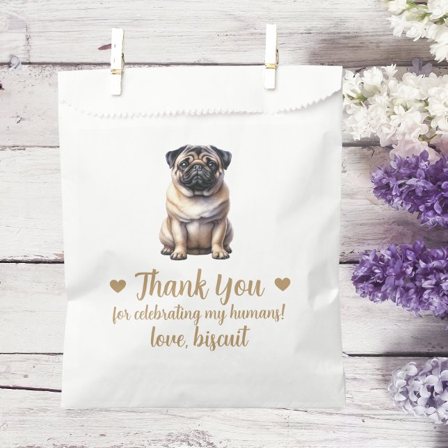 Papel Bolsa de regalo de bodas con golosinas para perros (Subido por el creador)