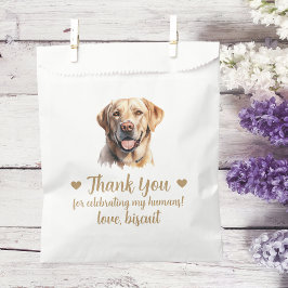 Papel Bolsa de regalo de bodas con golosinas para perros