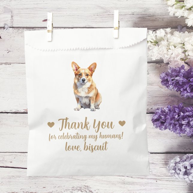 Papel Bolsa de regalo de bodas con golosinas para perros (Subido por el creador)