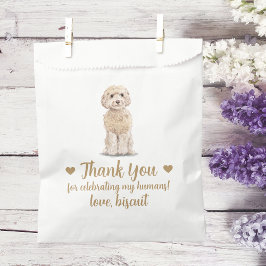 Papel Bolsa de regalo de bodas con golosinas para perros