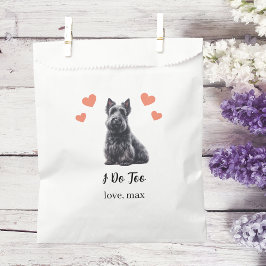 Papel Bolsa de regalo de bodas con golosinas para perros