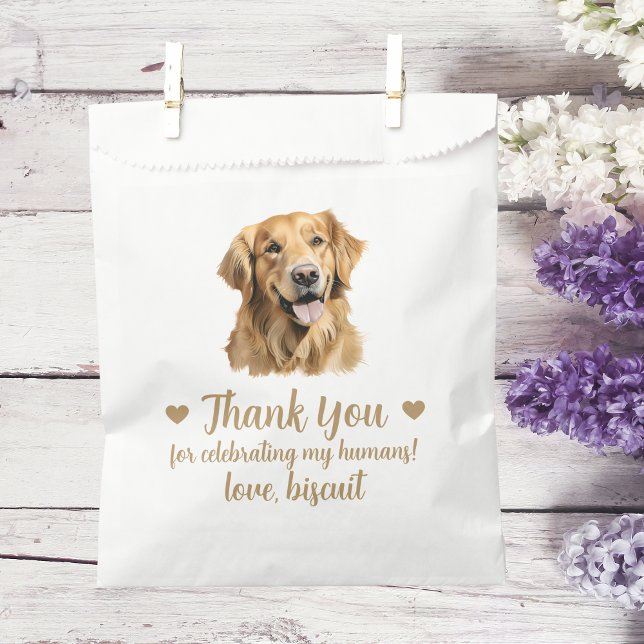 Papel Bolsa de regalo de bodas con golosinas para perros (Subido por el creador)