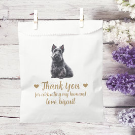 Papel Bolsa de regalo de bodas con golosinas para perros