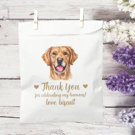 Papel Bolsa de regalo de bodas con golosinas para perros