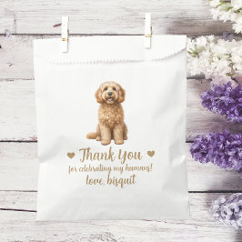 Papel Bolsa de regalo de bodas con golosinas para perros