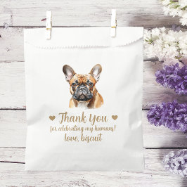 Papel Bolsa de regalo de bodas con golosinas para perros