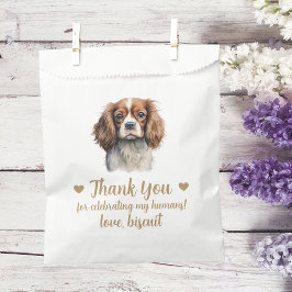 Papel Bolsa de regalo de bodas con golosinas para perros