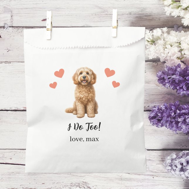 Papel Bolsa de regalo de bodas con golosinas para perros (Subido por el creador)