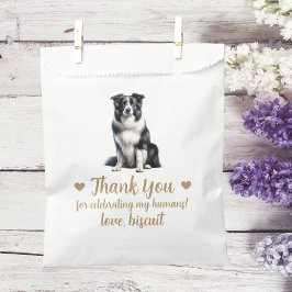 Papel Bolsa de regalo de bodas con golosinas para perros