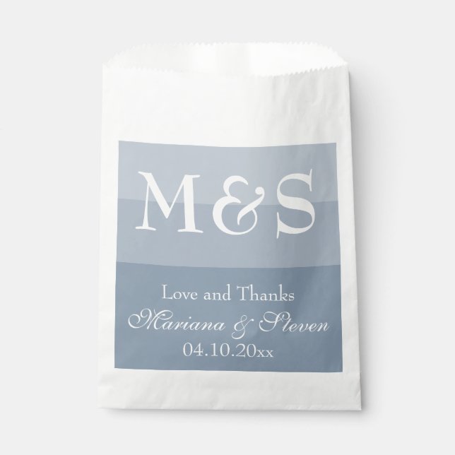 Papel Bolsa de regalo de escritura chic moderna simple a (Anverso)
