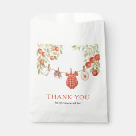Papel Bolsa de regalo de favor de baby shower Apple of O