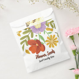 Papel Bolsa de regalo de mezcla de jardín Paquete de sem