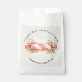 Papel Bolsa de regalo de panadería personalizada de pequ