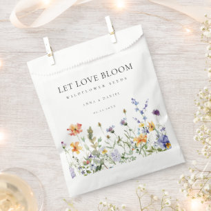 Papel Bolsa de regalo de semillas de flores silvestres d
