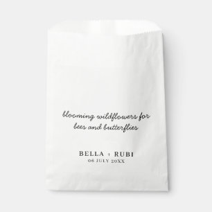 Papel Bolsa de regalo de semillas de flores silvestres p