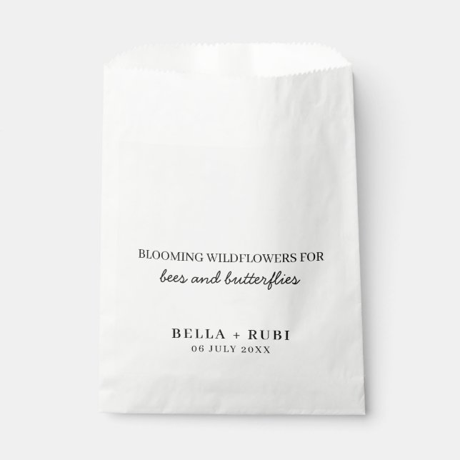 Papel Bolsa de regalo de semillas de flores silvestres p (Anverso)