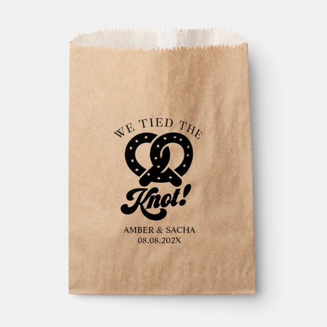 Papel Bolsa de regalo del partido Pretzel (Anverso)