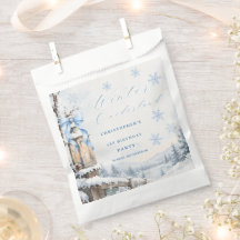 Bolsa de regalo para cumpleaños 1º de Invierno One
