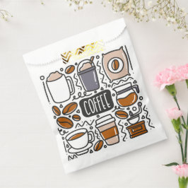 Papel Bolsa de regalo para fiesta de café, Café Latte Es