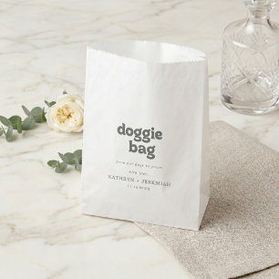 Papel Bolsa de regalos para perros de boda formal simple