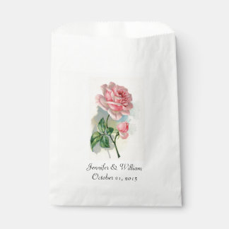 Papel Bolsa de Rosa de bodas rosadas