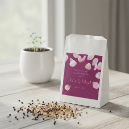 Papel Bolsa de Semillas para Recuerdo de Boda Pétalos Ro