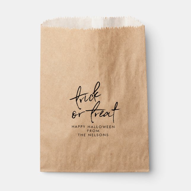 Papel Bolsa de tratados de la fiesta de Halloween / Bols (Anverso)