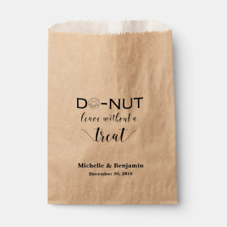 Papel Bolsa de trato de donut Favor