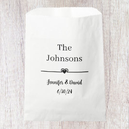 Papel Bolsa del Favor de la Boda del Trate de Perro