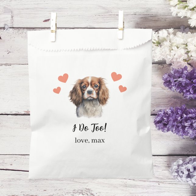 Papel Bolsa del Favor de la Boda del Trate de Perro (Subido por el creador)