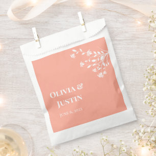 Papel Bolsa del trato del favor de la boda