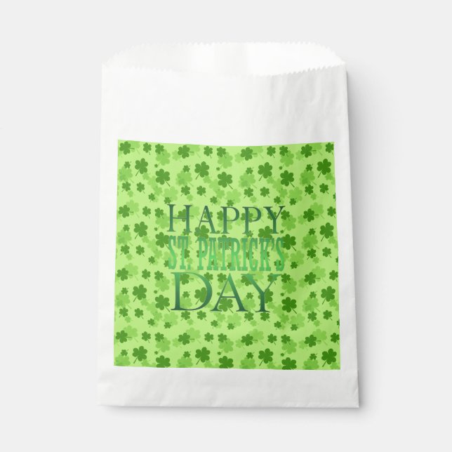 Papel Bolsa del trato favorito de St. Patrick (Anverso)