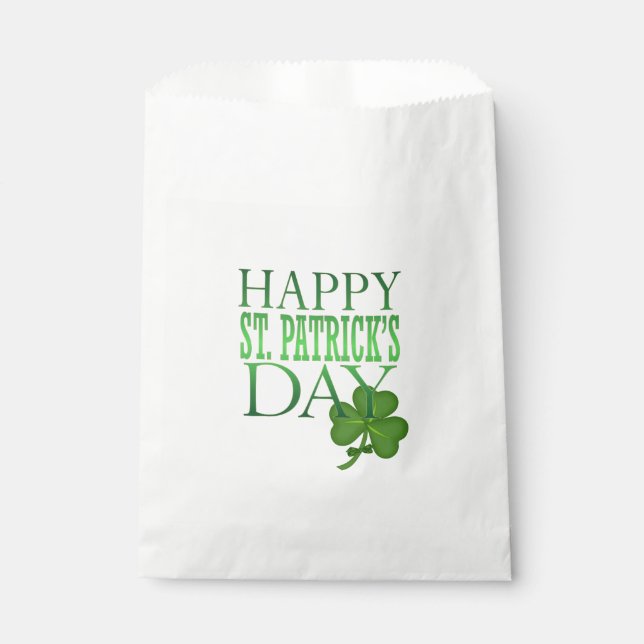 Papel Bolsa del trato favorito de St. Patrick (Anverso)