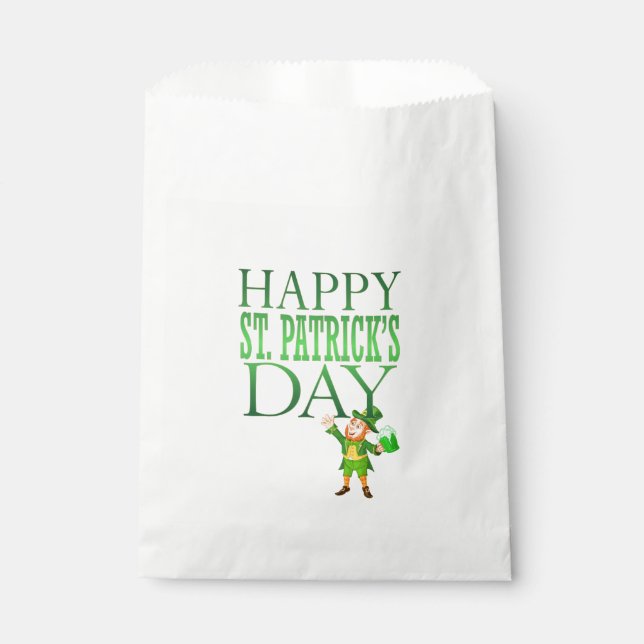 Papel Bolsa del trato favorito de St. Patrick (Anverso)