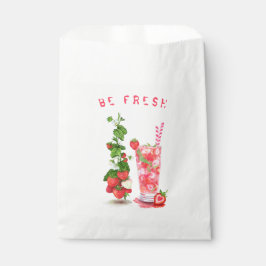 Papel Bolsa favorecedora de la bebida Guay Juice de fres