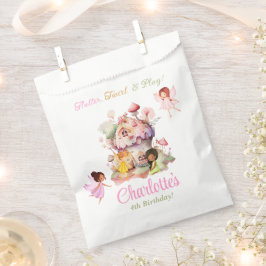 Papel Bolsa favorecedora del partido de cumpleaños "Flau
