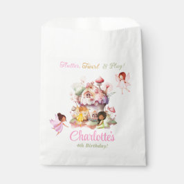 Papel Bolsa favorecedora del partido de cumpleaños "Flau