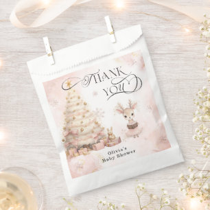 Papel Bolsa favorita Baby Shower de Chica de invierno ci