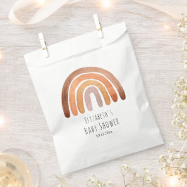 Papel Bolsa favorita de Baby Shower de color arcoiris de