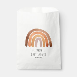 Papel Bolsa favorita de Baby Shower de color arcoiris de