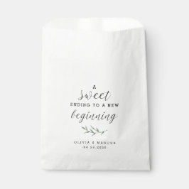 Papel Bolsa favorita de bodas de postre