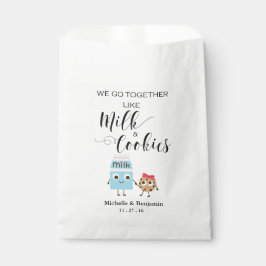 Papel Bolsa favorita de bodas - Juntamos galletas y lech