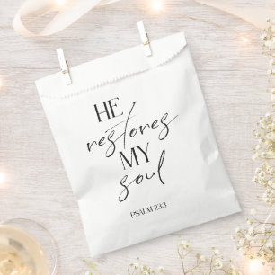 Papel Bolsa favorita de regalo de verso bíblico