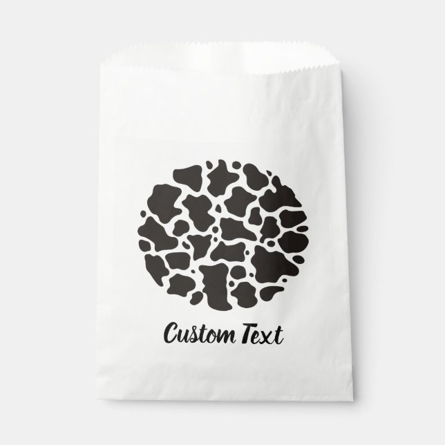 Papel Bolsa favorita del patrón de vaca (Anverso)
