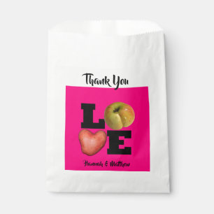 Papel Bolsa favorita rosa de la papa de Apple de la cole