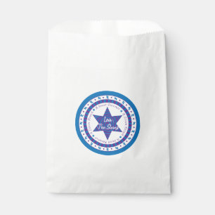 Papel Bolsa Goodie Favor "Pesach Star" de la Pascua