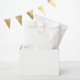 Papel Bolsa mínima de regalo blanca espumosa